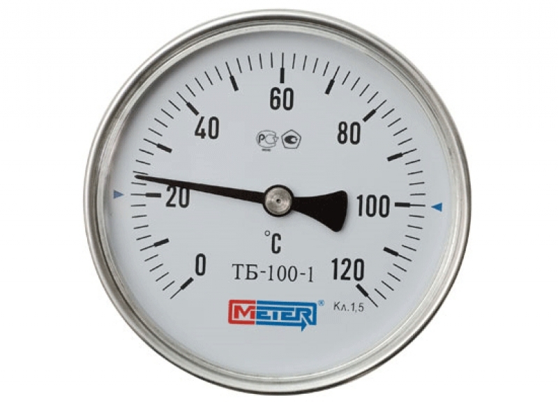 Термометр биметаллический МЕТЕР ТБ-1