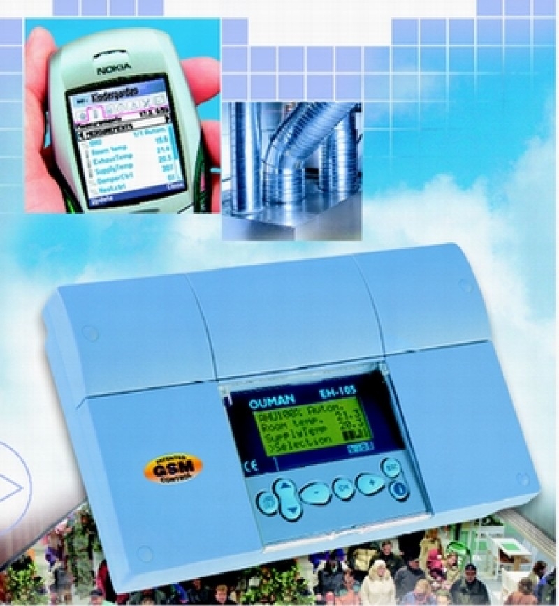 Управляемый с помощью GSM-телефона регулятор вентиляции OUMAN EH-105!